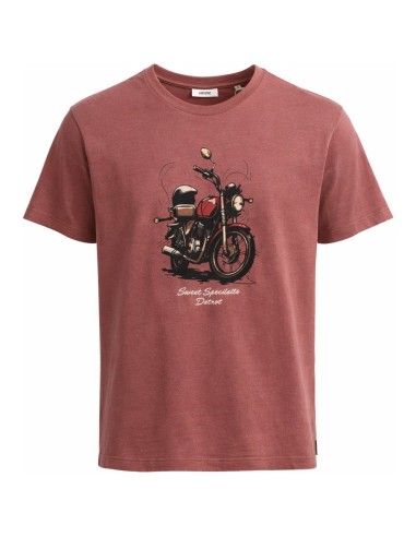 T-shirt Kinan Homme Jack&Jones – Imprimé Moto Vintage